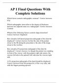 AP I Final Questions With Complete Solutions