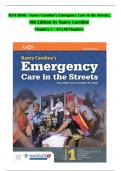 TEST BANK For Nancy Caroline’s Emergency Care in the Streets, 8th Edition by Nancy Caroline, Verified Chapters 1 - 53, Complete Newest Version