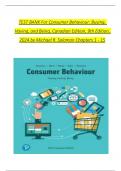 TEST BANK For Consumer Behaviour: Buying, Having, and Being, Canadian Edition, 9th Edition, 2024 by Michael R. Solomon, Verified Chapters 1 - 15, Complete Newest Version