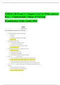 CHEM 120 Exam 2: Chapters 5,6,7,8 (With Answer Key) - Chamberlain College of Nursing Examination Study Guide 2023