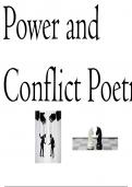 Power and Conflict English GCSE Poetry Analysis