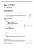 System Theory: Summary Lectures 