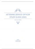 Veterans Service Officer study guide (VSO) 2022