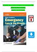 Nancy Caroline’s Emergency Care in the Streets, 9th Edition TEST BANK by Nancy Caroline, Verified Chapters 1 - 53, Complete Newest Version