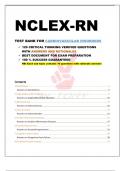 NCLEX-RN TEST BANK FOR CARDIOVASCULAR DISORDERS|NCLEX-RN QUESTIONS WITH ANSWERS AND RATIONALES