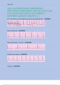 AHA PALS PRECOURSE ASSESSMENT/  PRECOURSE ASSESSMENT FOR AHA PALS/ AHA  PALS EXAM QUESTIONS AND CORRECT  ANSWERS ALREADY GRADED A +