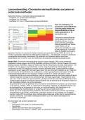 Samenvatting: Leerdoelen - chronische nierinsufficiëntie (EPA 1)