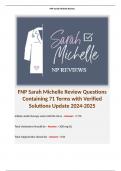 FNP Sarah Michelle Review Questions Containing 71 Terms with Verified Solutions Update 2024-2025. Terms like: Initiate statin therapy when ASCVD risk is - Answer: >7.5%