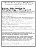 summarized detailed study of Asthma