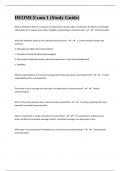 DEOMI Exam 1 (Study Guide)105 Questions With Complete Solutions