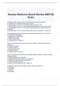 Nuclear Medicine Board Review NMTCB Exam 2024