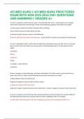 ATI MED-SURG // ATI MED-SURG PROCTORED EXAM WITH NGN 2023-2024 250+ QUESTIONS AND ANSWERS // GRADED A+ A nurse is caring for a client who has cancer. The client tells the nurse, "I would prefer to try vitamins and minerals instead of chemotherapy" w