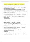 Hondros Bio 254 Exam 1 -  Questions & Solutions