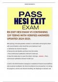 HESI RN Exit Exam  Package (3 docs). 