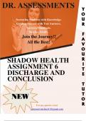 shadow health assignment 6 discharge and conclusion answers