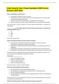NR 202 Cyber Security Semester 1 Exam MCQs With Correct Answers 2023-2024