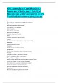 GW Associate Certification - InsuranceSuite 10.0 Analyst Questions with Complete 100%  Verified Solutions 2024|2025                                                                                                                                            