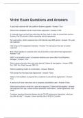 Vivint Exam Questions and Answers 2024