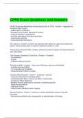 CPFA Exam Questions and Answers 2024
