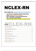 NCLEX-RN TEST BANK FOR CARDIOVASCULAR DISORDERS