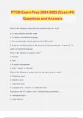 PTCB Exam Prep 2024-2025 (Exam #1) Questions and Answers