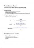 Chemsitry IGCSE Notes Rates of Reaction Edexcel IGCSE