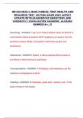 NR 222 QUIZ 2 /QUIZ 2 NR222 TEST HEALTH AND  WELLNESS TEST ACTUAL EXAM 2024 LATEST  UPDATE WITH ELABORATED QUESTIONS AND  CORRECTLY HIGHLIGHTED ANSWERS ALREADY  RANKED A+…!!!