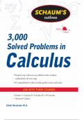 3,000 Solved Problems in Calculus