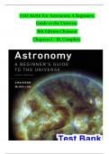 TEST BANK For Astronomy A Beginners Guide to the Universe, 8th Edition by Chaisson, Verified Chapters 1 - 18, Complete Newest Version