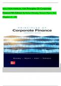 Solution Manual for Principles of Corporate Finance 14th Edition by Richard Brealey, Stewart Myers, Verified Chapters 1 - 34, Complete Newest Version