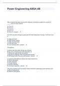 Power Engineering ABSA 4B Questions and Answers Fully solved 