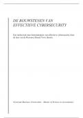 Scriptie AMT - De Bouwstenen van Effectieve Cybersecurity (significante relaties)