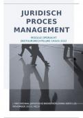 Moduleopdracht Juridisch procesmanagement