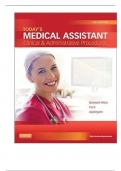 Test Bank For Today's Medical Assistant Clinical & Administrative Procedures, 2nd Edition By Kathy Bonewit West Sue Hunt Edith Applegate (Elsevier)