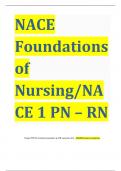 NACE Foundations of Nursing/NA CE 1 PN – RN Proper PPE for contact precaution [c.diff, wounds, et