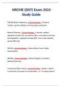 NRCME | National Registry of Certified Medical Examiners(DOT) Exam 2024 Study Guide