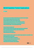 NCLEX Question Trainer Explanations 