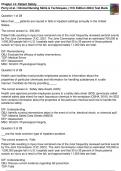 Chapter 14: Patient Safety Clinical Nursing Skills & Techniques, (11th Edition 2024) Perry, Potter, Ostendorf & Laplante Test Bank