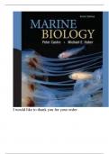 Test Bank For Marine Biology 9th Edition By Peter Castro Michael Huber