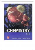 Test Bank For Chemistry, 13th Edition By Raymond Chang, Jason Overby