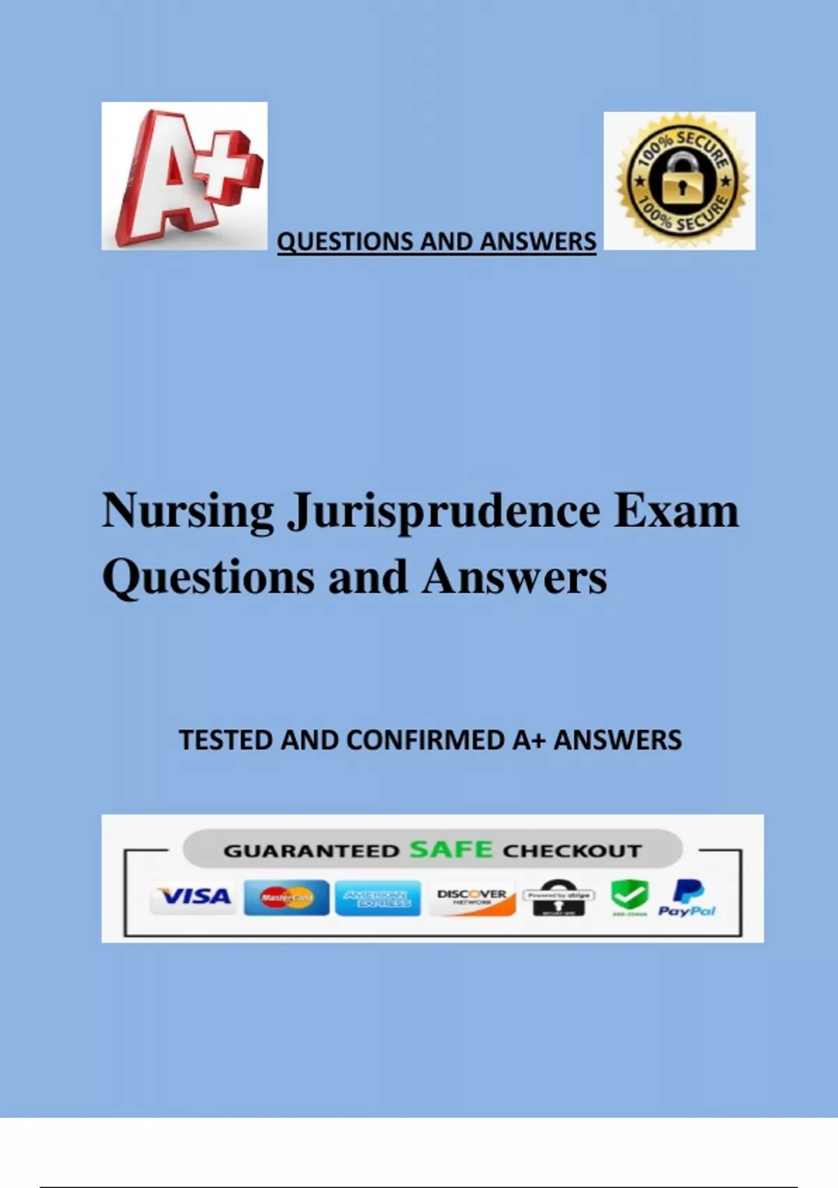 Nursing Jurisprudence Exam Questions And Answers - Practical Nursing ...