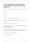 WGU D073 Study Guide exam with 100% correct answers(already graded A+)