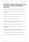 WGU D073 - Module 3 Study Guide exam with 100% correct answers(already graded A+)