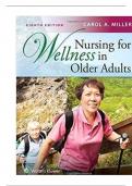 TEST BANK NURSING FOR WELLNESS IN OLDER ADULTS MILLER 8TH EDITION