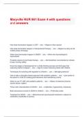  Maryville NUR 661 Exam 4 with questions and answers