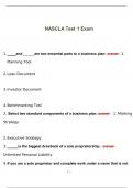NASCLA Test 1 Exam Questions with Correct Answers