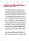 PHI445 Week 4 Discussion, The Effects of Business on Consumers and the Environment: Case Study Perdue Farms