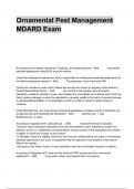 Ornamental Pest Management MDARD Exam