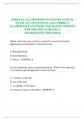 INDIANA AUCTIONEER LICENSURE ACTUAL EXAM ALL QUESTIONS AND CORRECT ELABORATED ANSWERS TOP RATED VERSION FOR 2024-2025 ALREADY A GRADED|NEW!!{REVISED}