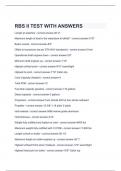 RBS II TEST WITH ANSWERS